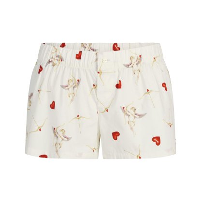 COTTON POPLIN BOXER SLEEP SET - MARBLE CHERUB PRINT - image 21