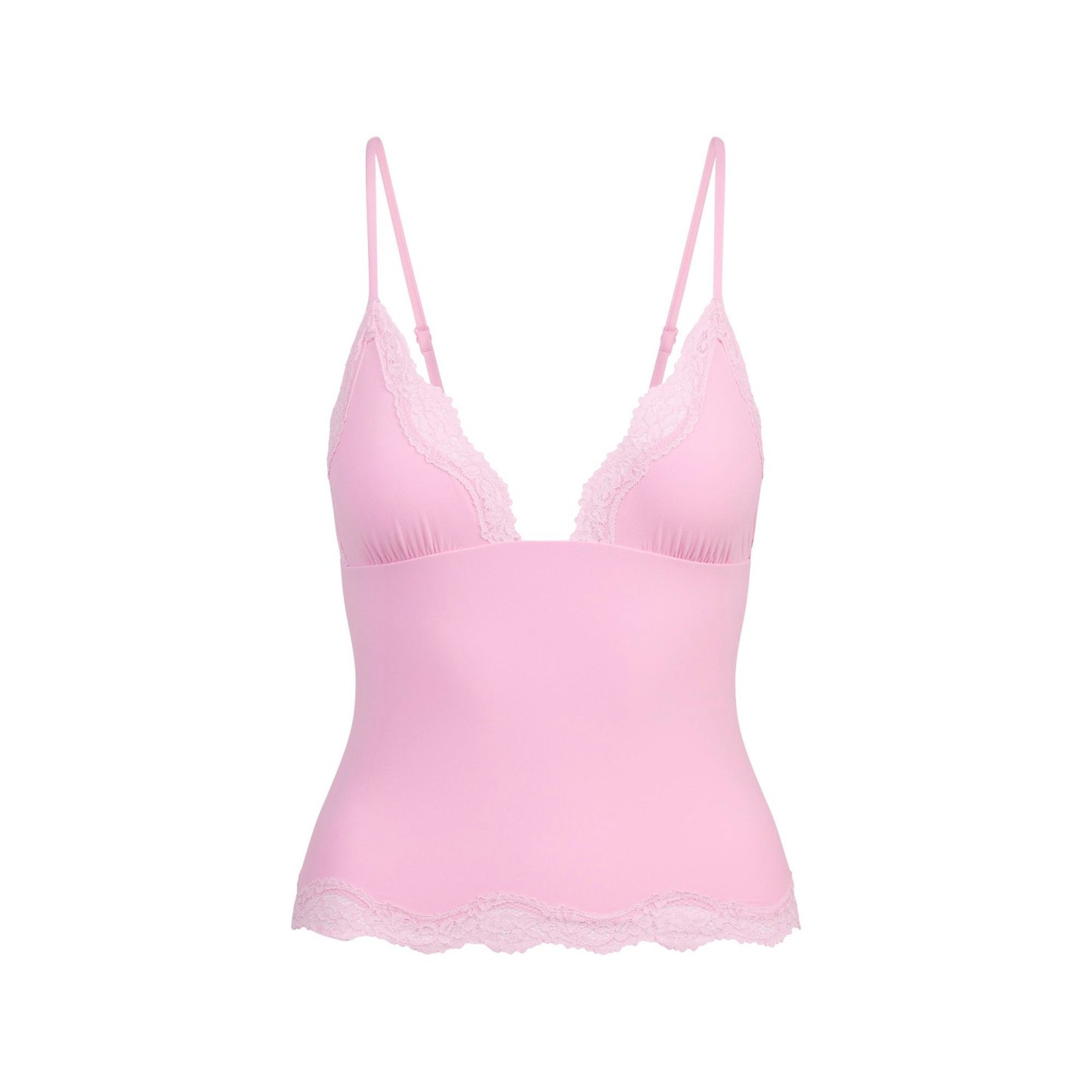 FITS EVERYBODY LACE TRIANGLE CAMI - BUBBLE GUM TONAL - image 20