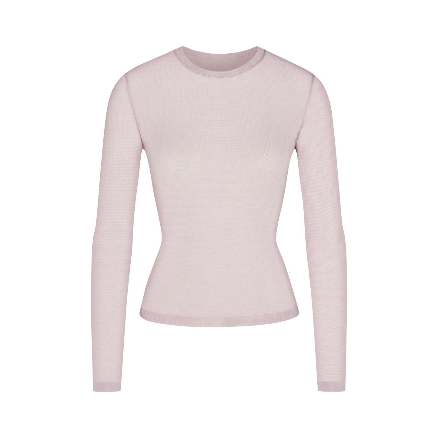 SLINKY KNIT CREW NECK LONG SLEEVE TOP - IRIS MICA - image 11