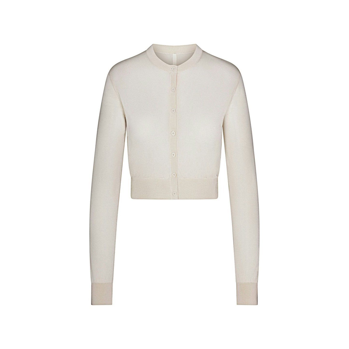 SLINKY KNIT CARDIGAN - BUFF - image 7