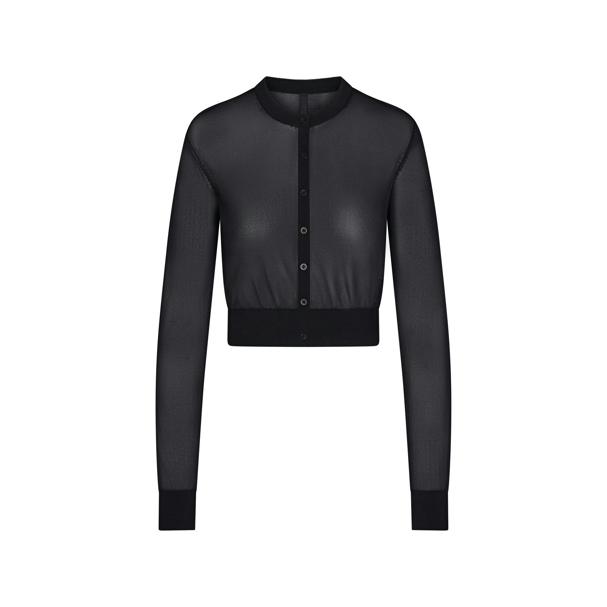 SLINKY KNIT CARDIGAN - OBSIDIAN - image 12