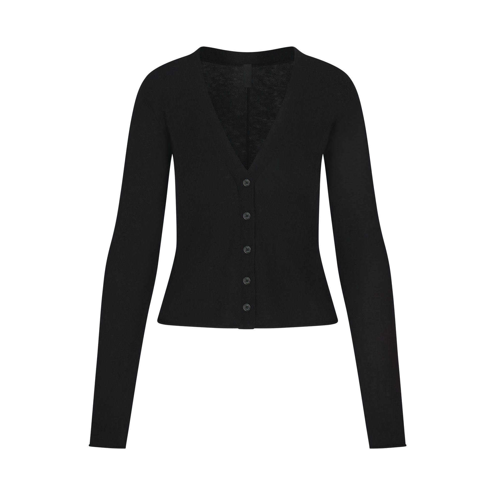FEATHERWEIGHT CASHMERE CARDIGAN - ONYX - image 21
