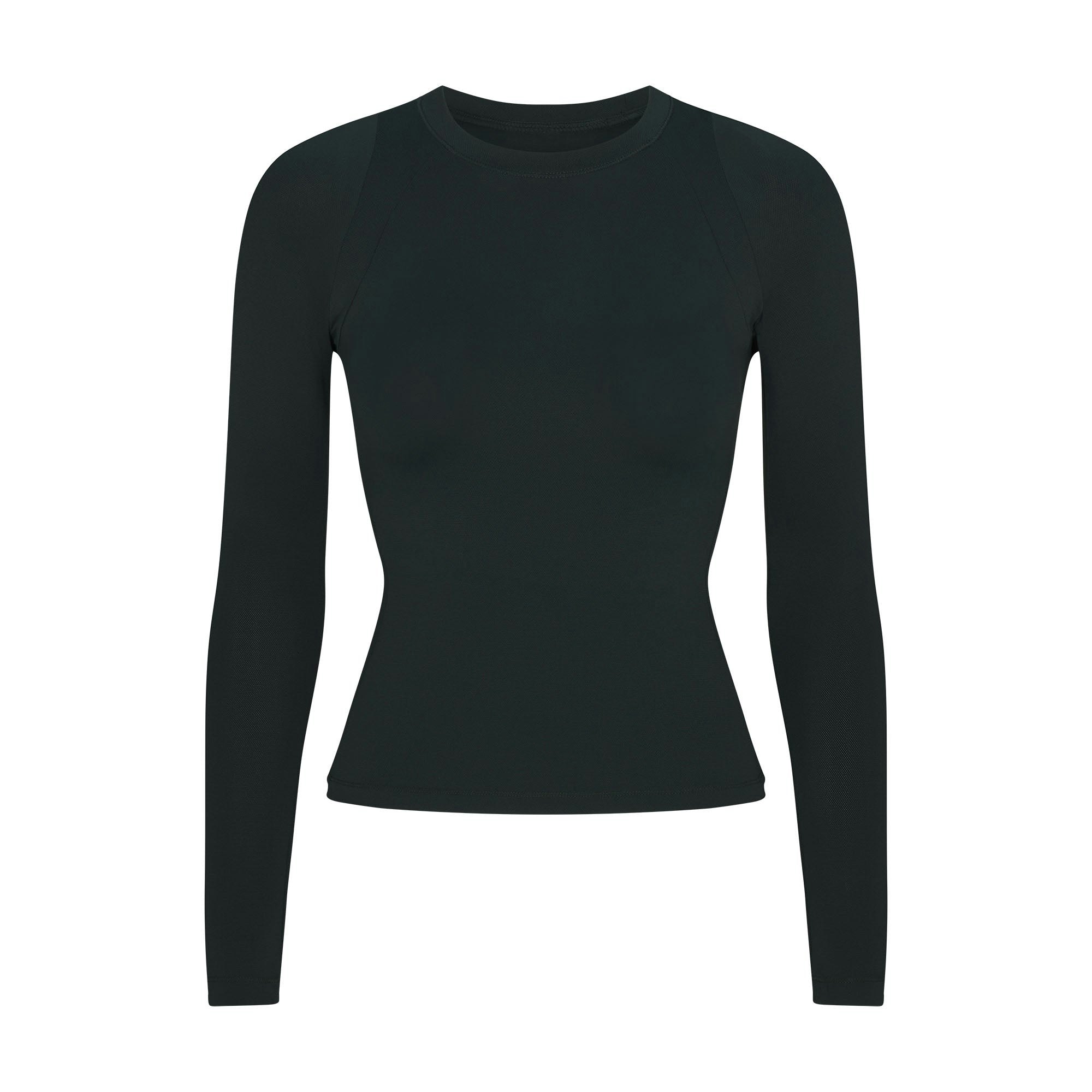 NikeSKIMS AIRY LONG SLEEVE CREW NECK TOP - DARK TEAL - image 20