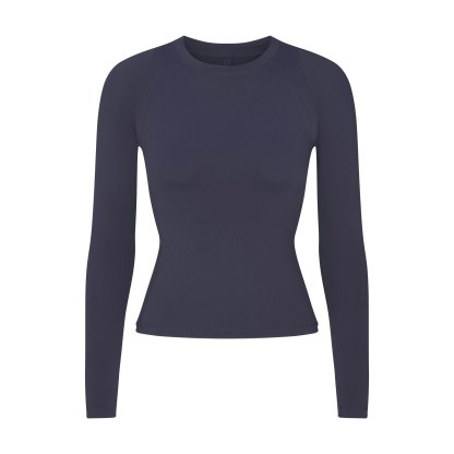 NikeSKIMS AIRY LONG SLEEVE CREW NECK TOP - DEEP ROYAL - image 27