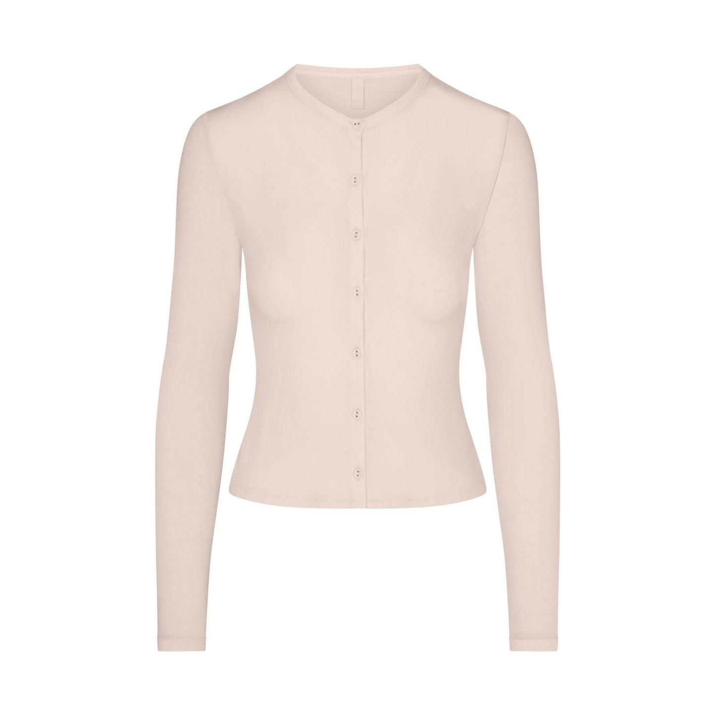 SHEER MODAL CARDIGAN WITH COVERED BUTTONS - PRIMROSE - image 18