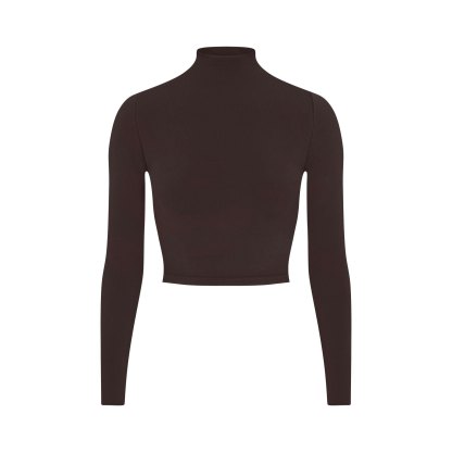 NikeSKIMS VINTAGE SEAMLESS MOCK NECK CROP TOP - PHOENIX - image 9