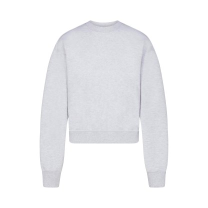 COTTON FLEECE CLASSIC CREWNECK - LIGHT HEATHER GREY - image 33