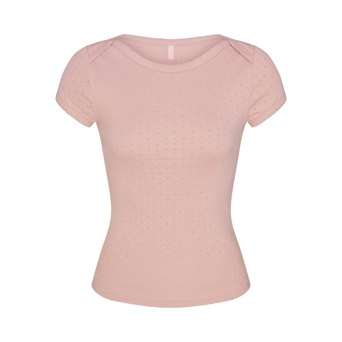 HEAVY POINTELLE BOATNECK TEE - MORGANITE - image 12