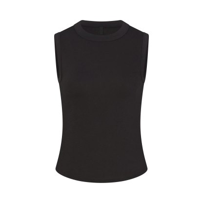 WORN IN JERSEY HIGH CREW TANK - WASHED ONYX - image 6