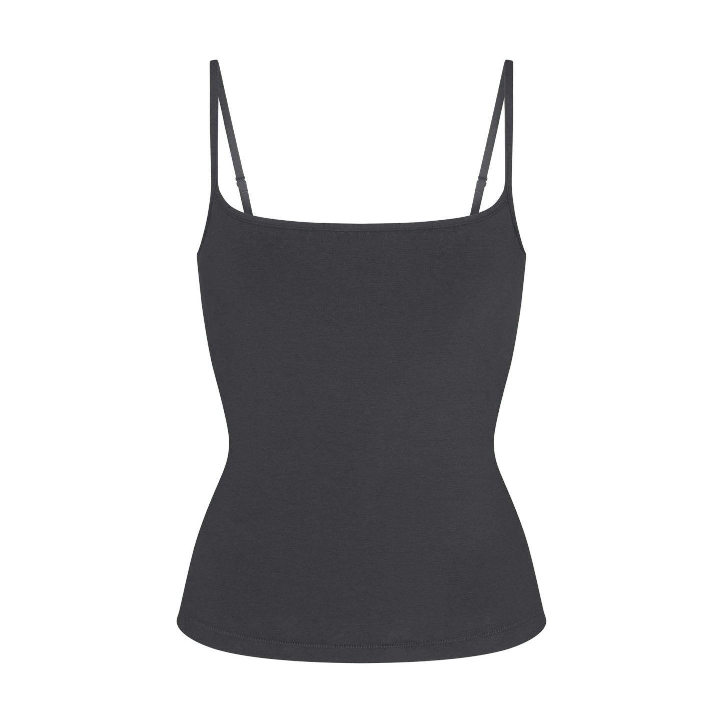 COTTON JERSEY SCOOP NECK CAMI - ASH - image 30
