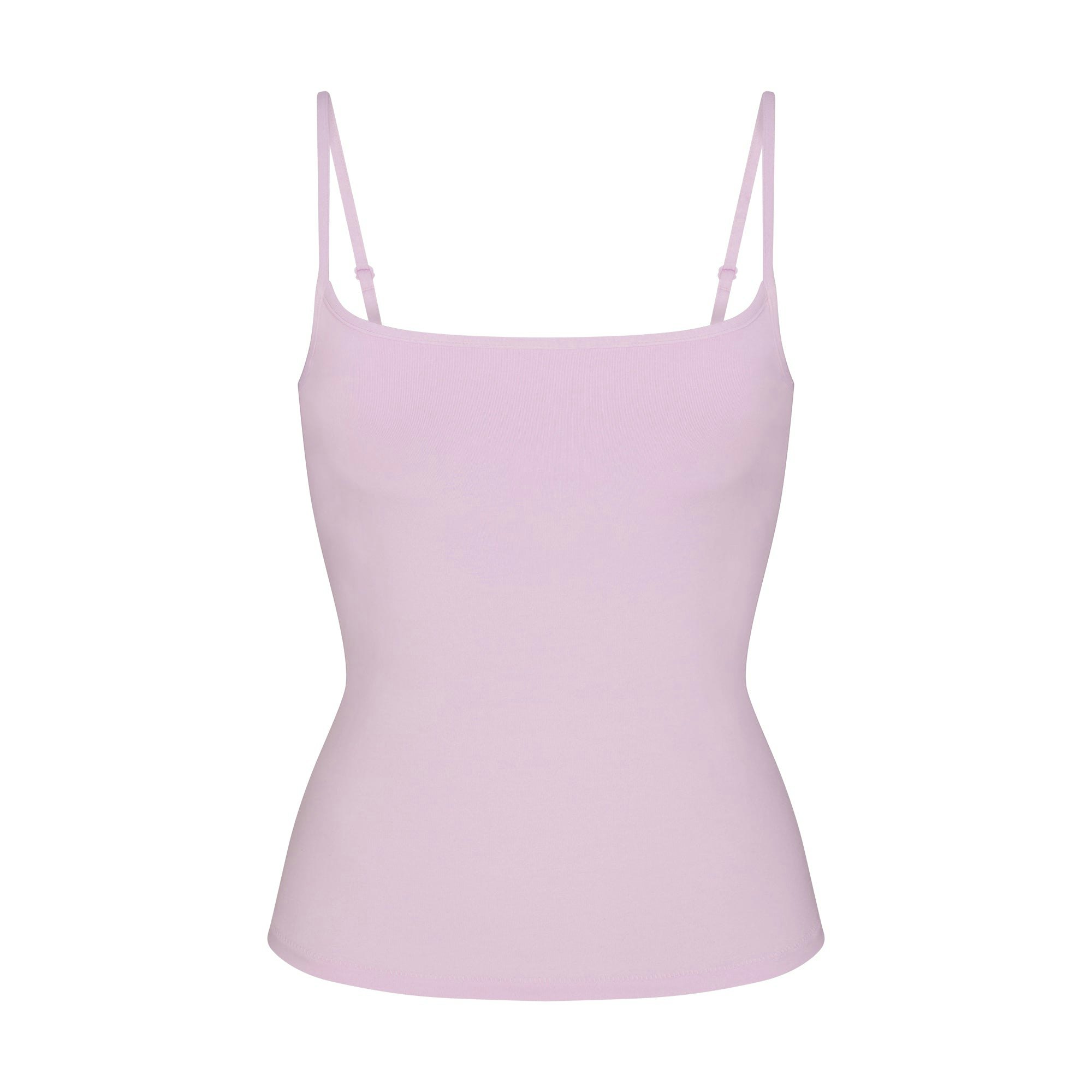 COTTON JERSEY SCOOP NECK CAMI - SUGAR PLUM - image 24