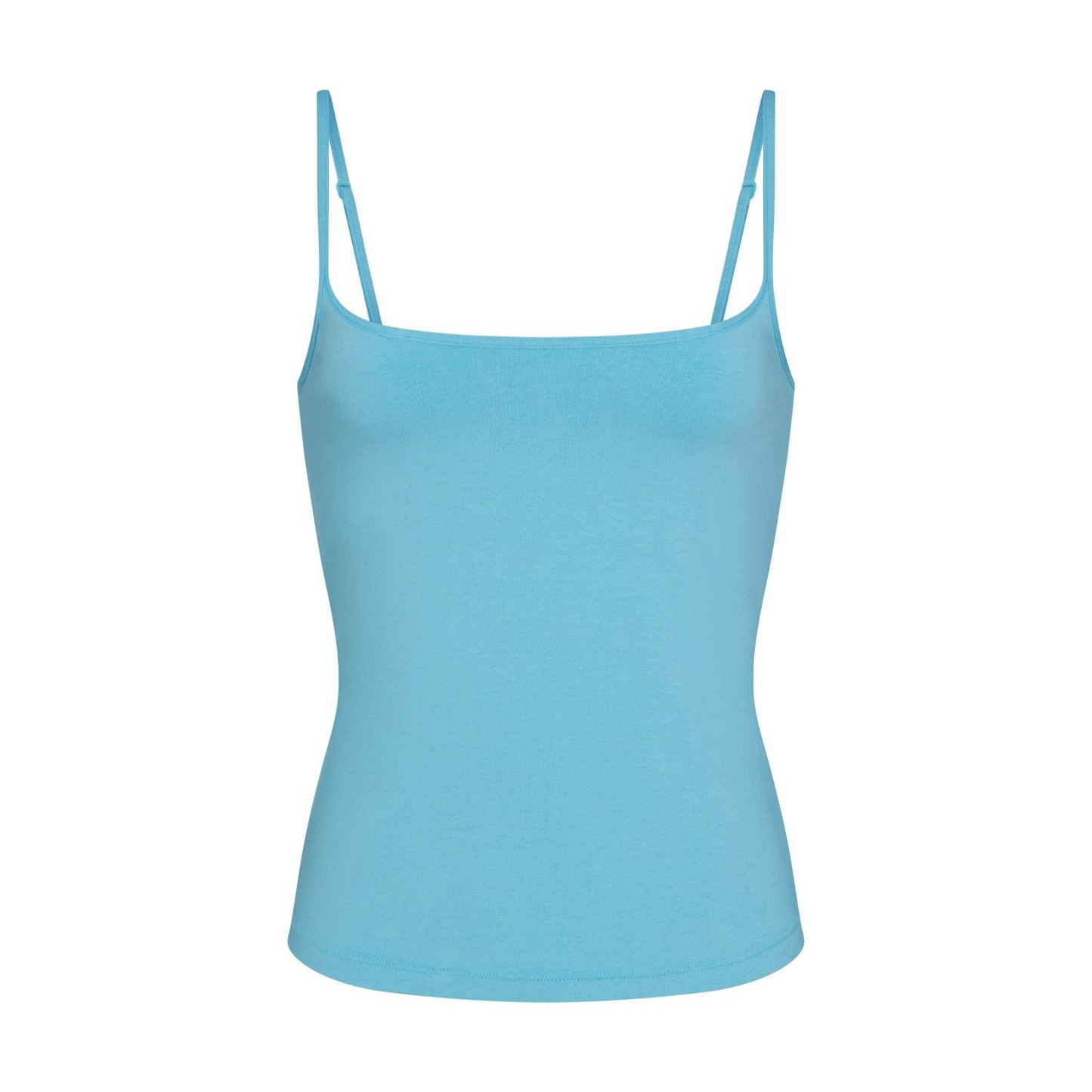 COTTON JERSEY SCOOP NECK CAMI - WATER - image 34