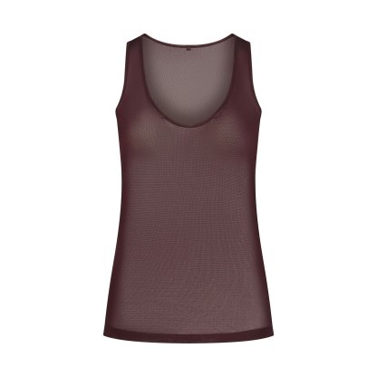 SLINKY KNIT SCOOP LONG TANK - CURRANT - image 6