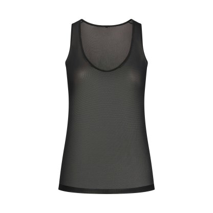 SLINKY KNIT SCOOP LONG TANK - OBSIDIAN - image 16