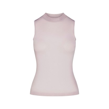 SLINKY KNIT MOCK NECK TANK - IRIS MICA - image 11