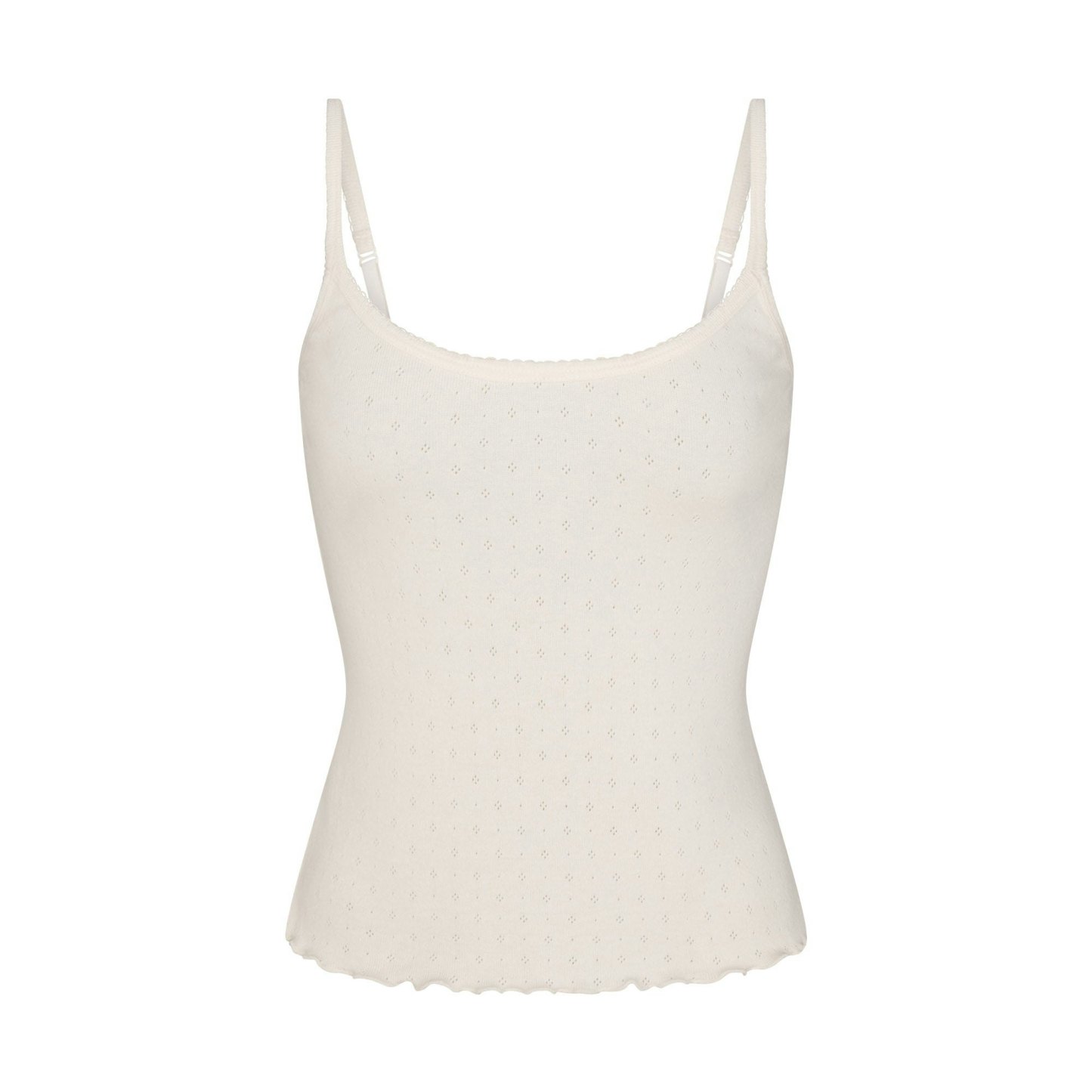 HEAVY POINTELLE CAMI - MARBLE - image 5