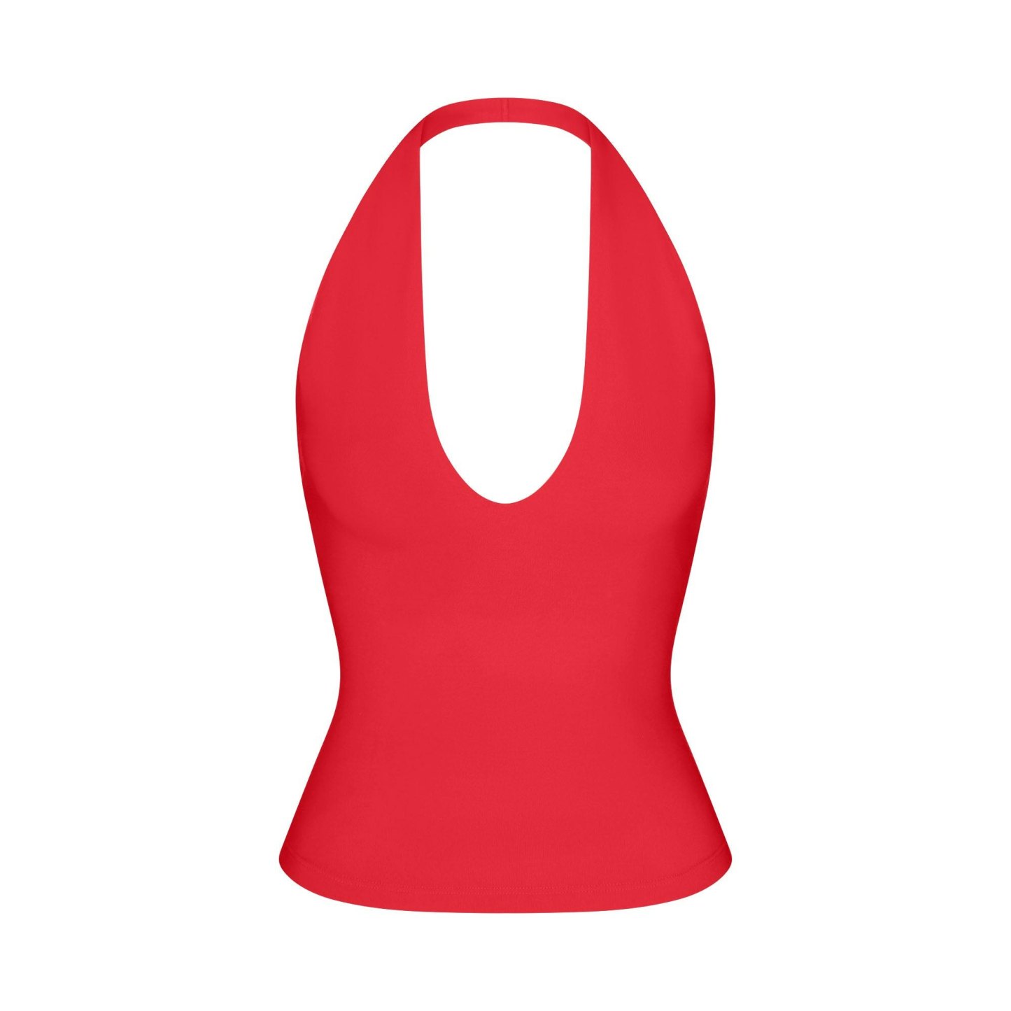 SMOOTH LAYERS HALTER TOP - CARMINE - image 15