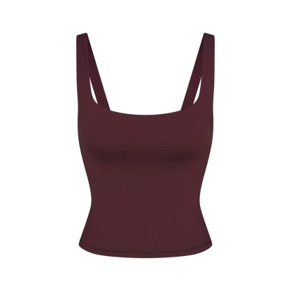 NikeSKIMS MATTE SQUARE NECK TANK - CURRANT - image 35