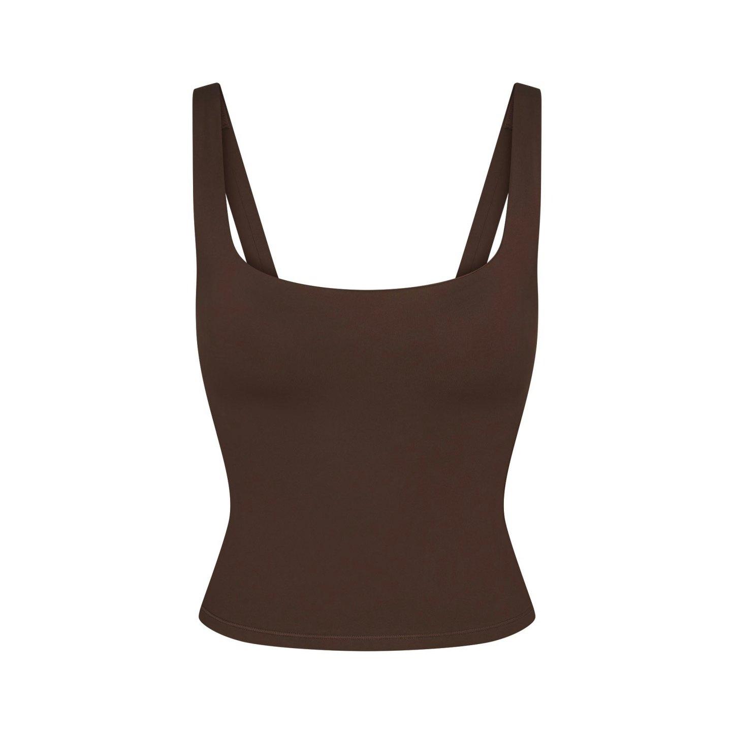 NikeSKIMS MATTE SQUARE NECK TANK - DARK SEPIA - image 20
