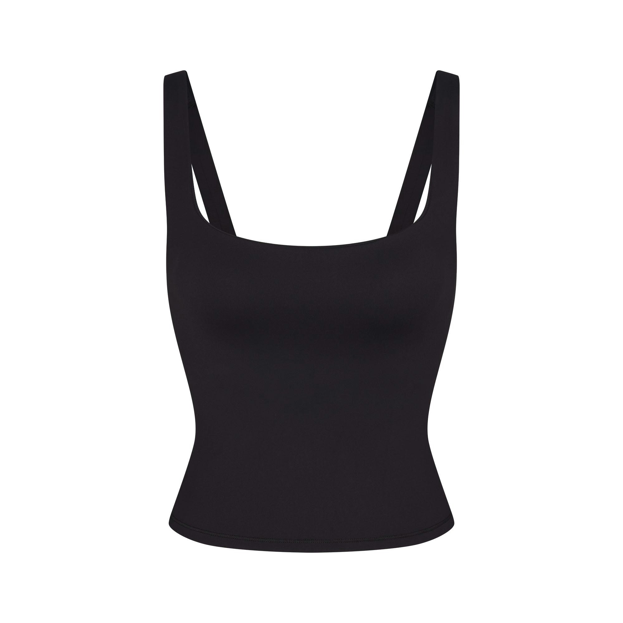 NikeSKIMS MATTE SQUARE NECK TANK - OBSIDIAN - image 13