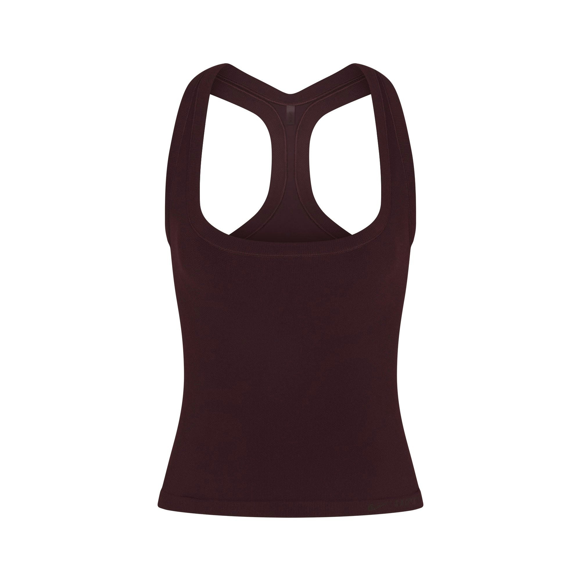 NikeSKIMS VINTAGE SEAMLESS RACER BACK TANK - CURRANT - image 24