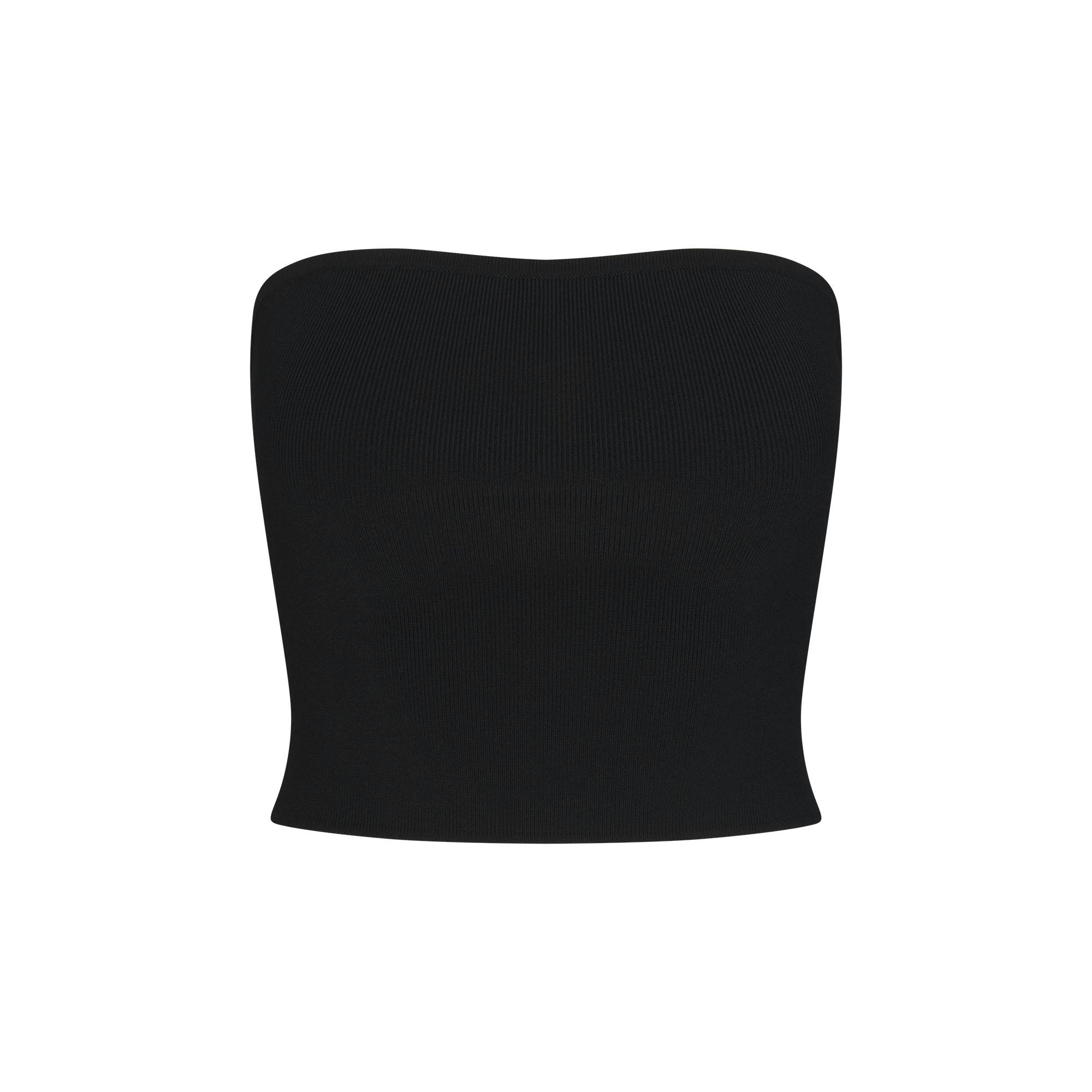 REFINED KNIT TUBE TOP - OBSIDIAN - image 9