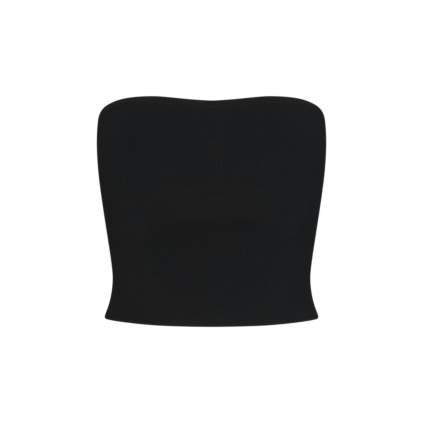 REFINED KNIT TUBE TOP - OBSIDIAN - image 9