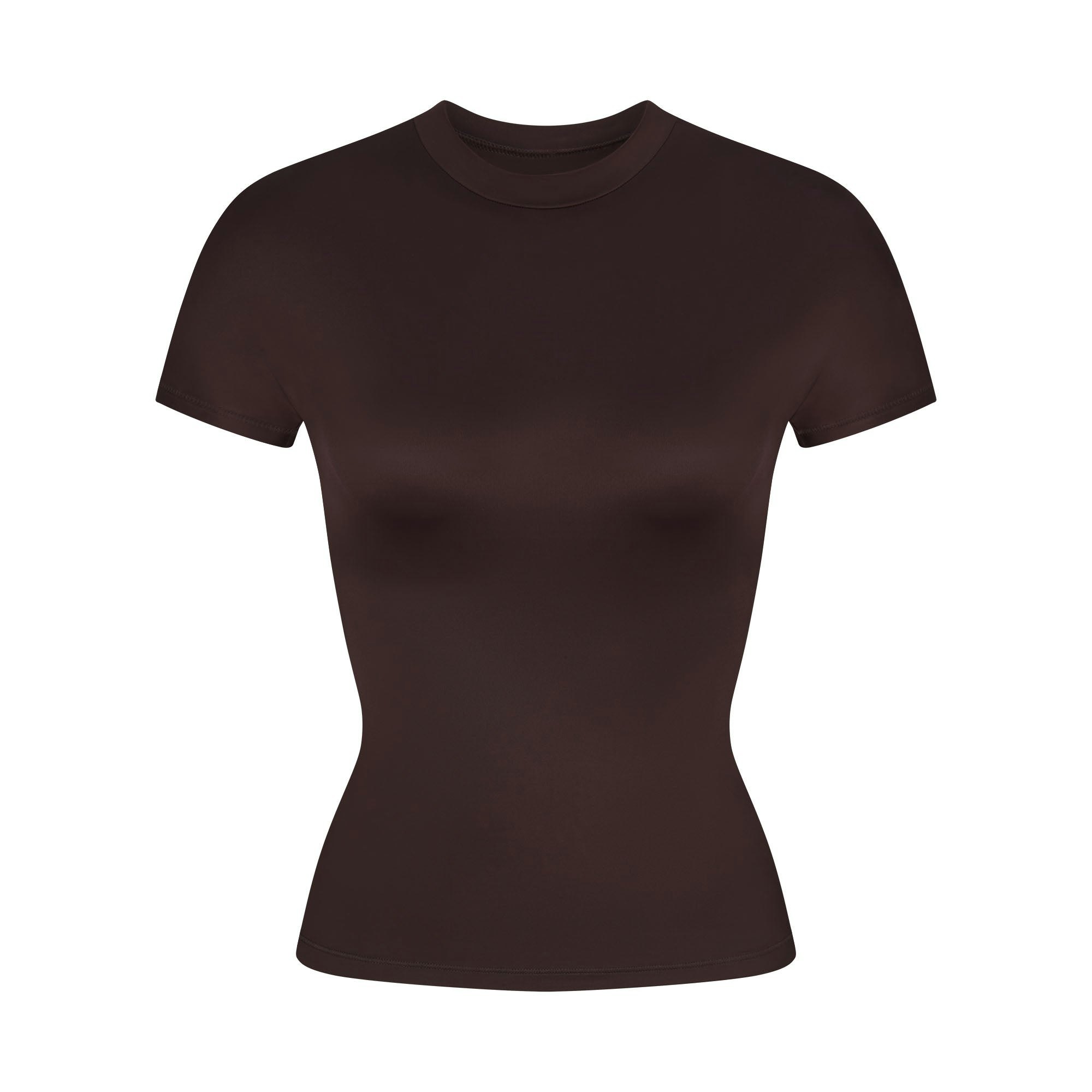 NikeSKIMS SHINE SHORT SLEEVE MOCK NECK TOP - PHOENIX - image 6