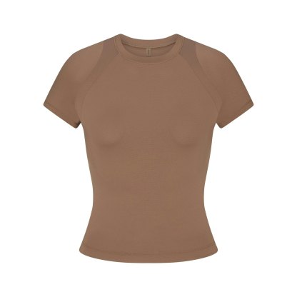 NikeSKIMS AIRY BABY TEE - MYRRH - image 35