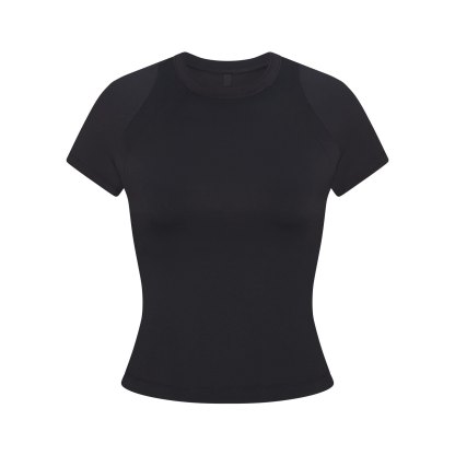 NikeSKIMS AIRY BABY TEE - OBSIDIAN - image 11