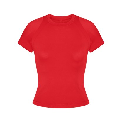 NikeSKIMS AIRY BABY TEE - RUBY - image 31