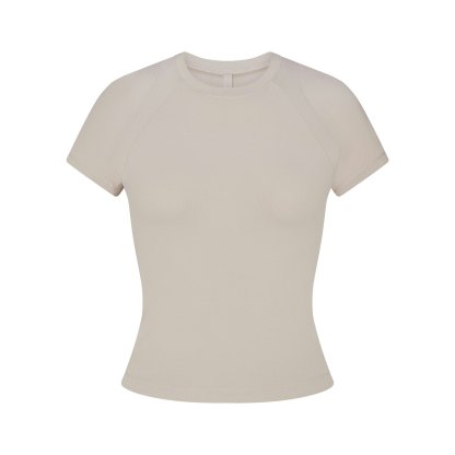 NikeSKIMS AIRY BABY TEE - STONE - image 16