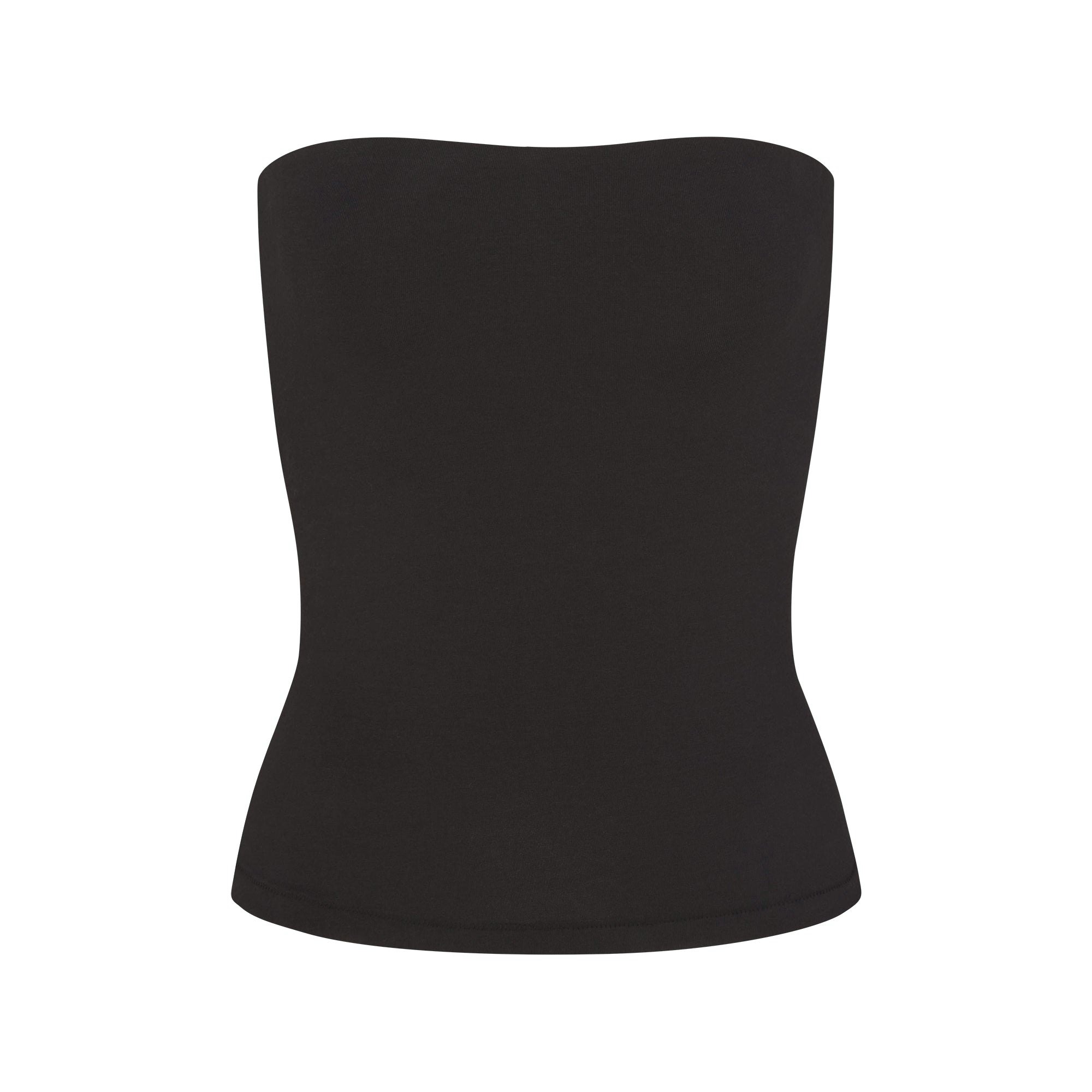COTTON JERSEY TUBE TOP - SOOT - image 33