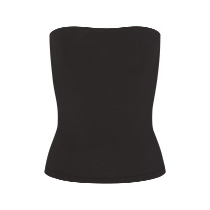 COTTON JERSEY TUBE TOP - SOOT - image 33