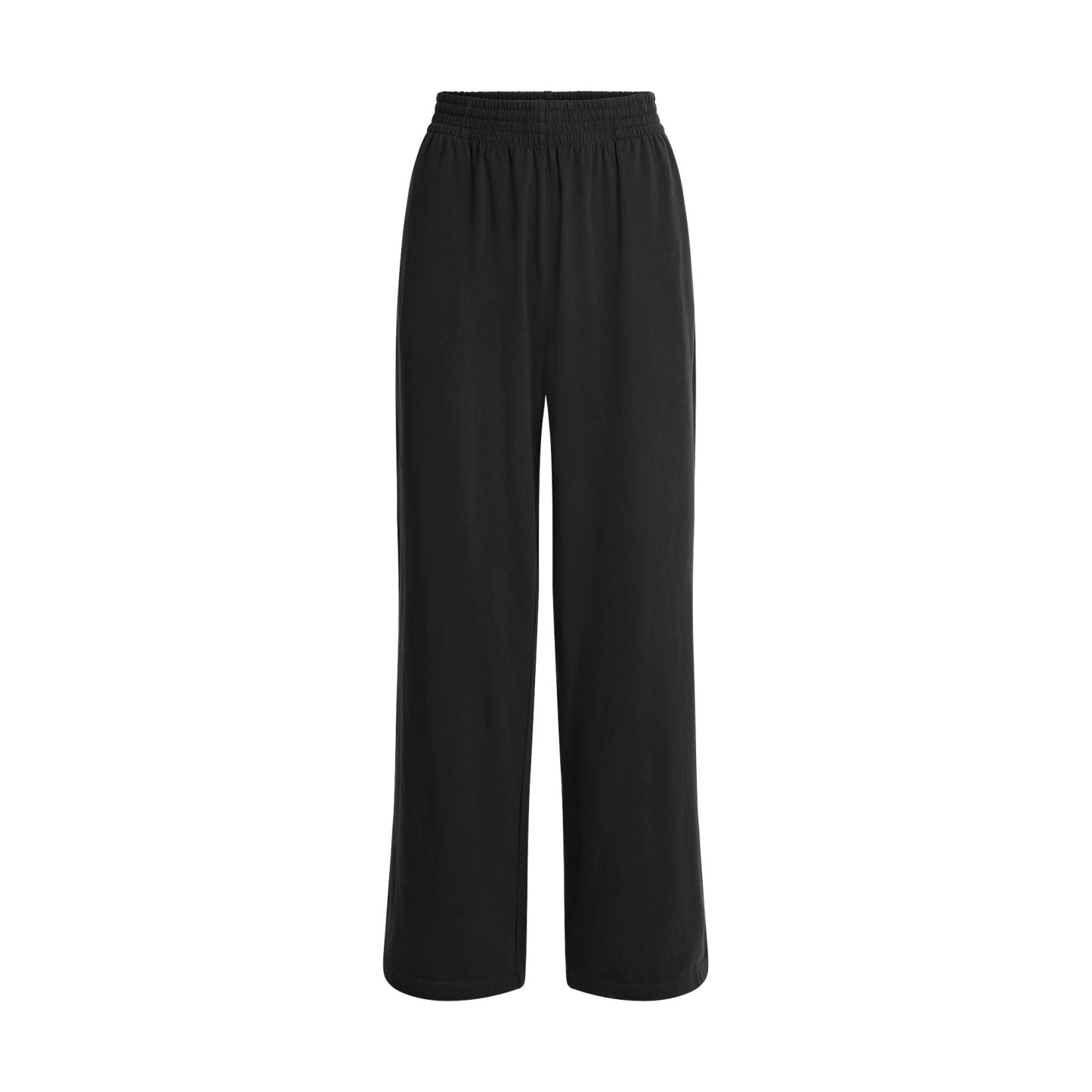 COTTON JERSEY WIDE LEG PANT - SOOT - image 11