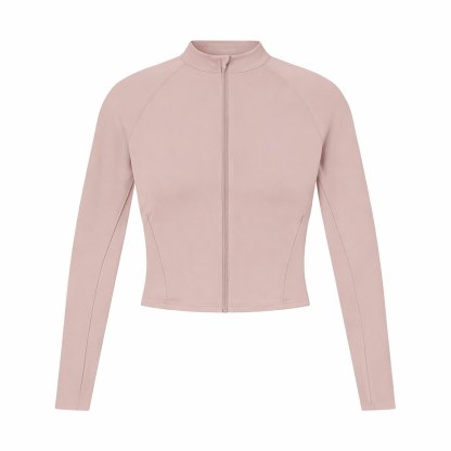 NikeSKIMS MATTE MOCK NECK FULL ZIP JACKET - HIMALAYAN - image 21