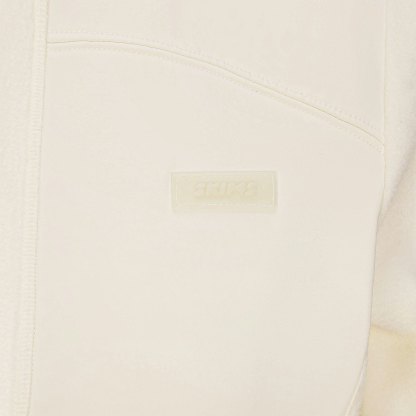 OUTDOOR FLEECE FITTED JACKET - ECRU - image 5