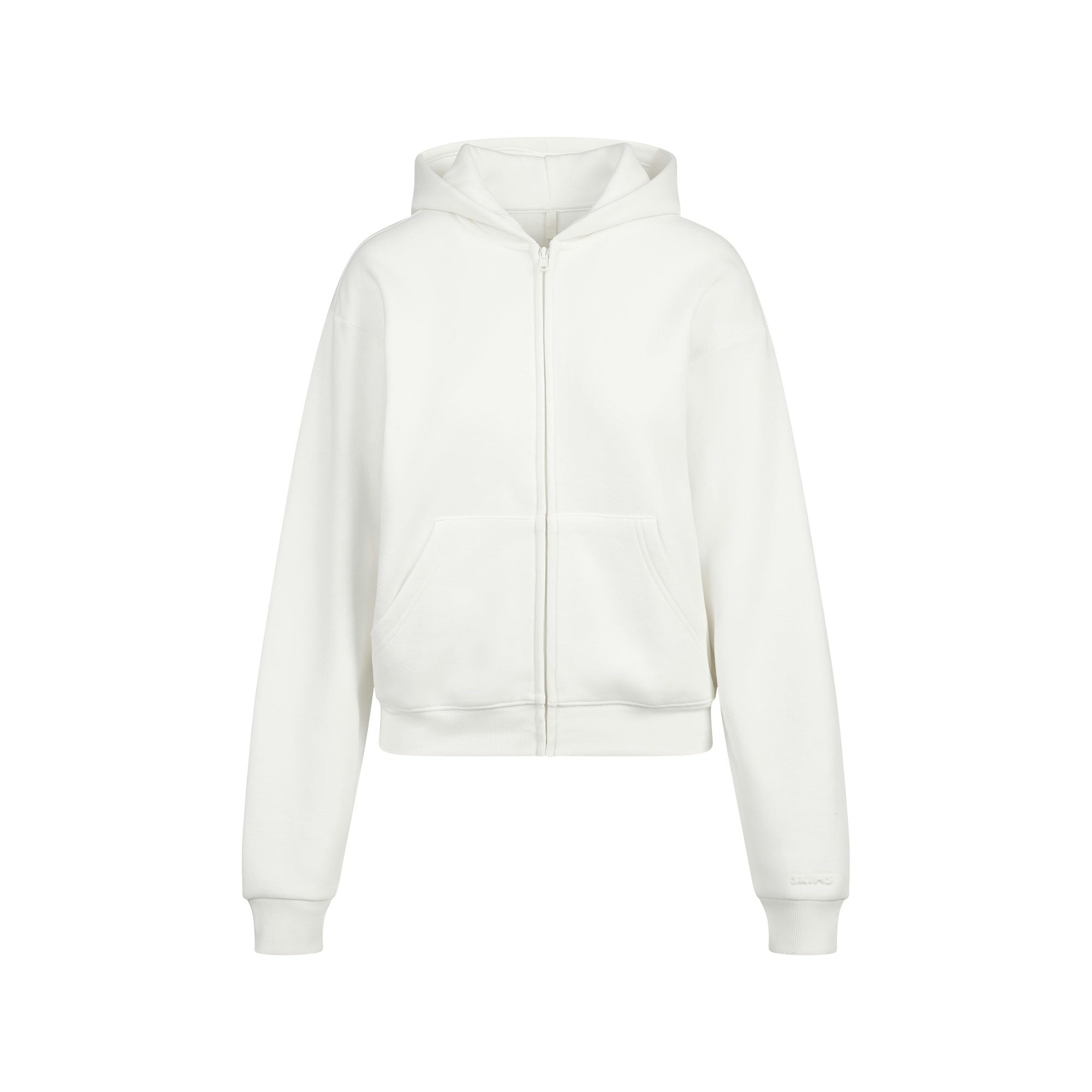 COTTON FLEECE CLASSIC ZIP UP HOODIE - MARBLE - image 12