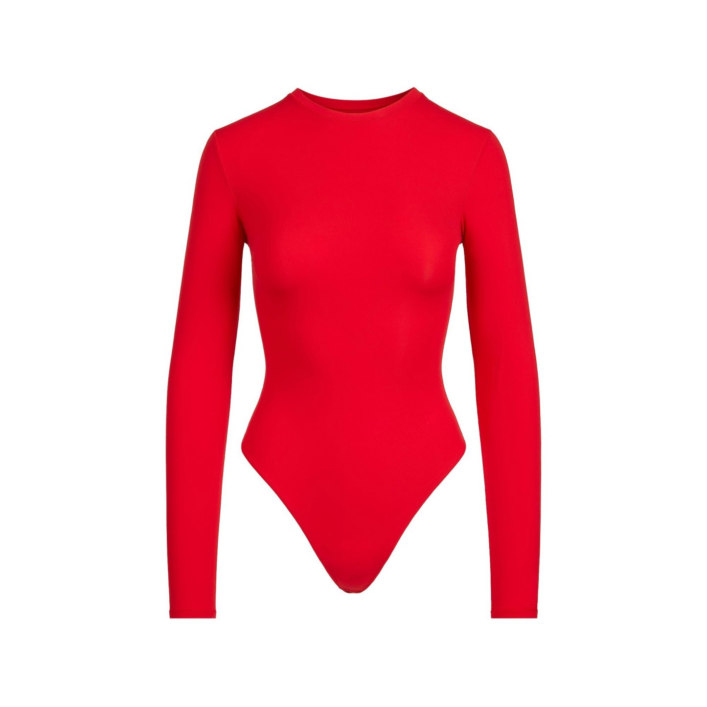 FITS EVERYBODY LONG SLEEVE CREW NECK BODYSUIT - CHERRY - image 16