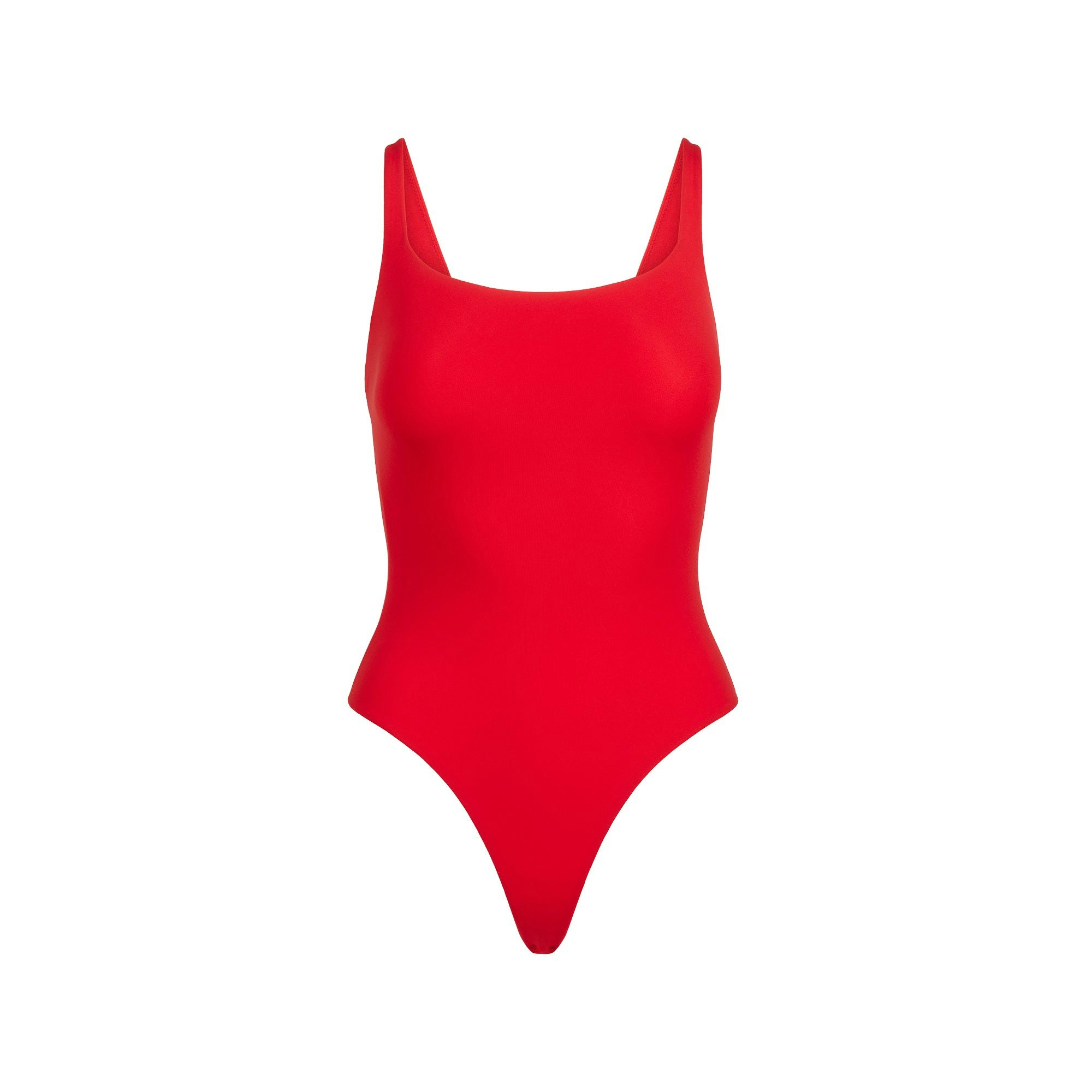 FITS EVERYBODY SQUARE NECK BODYSUIT - CHERRY - image 10