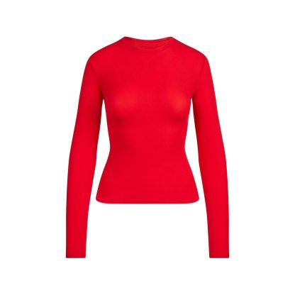 FITS EVERYBODY LONG SLEEVE T-SHIRT - CHERRY - image 11
