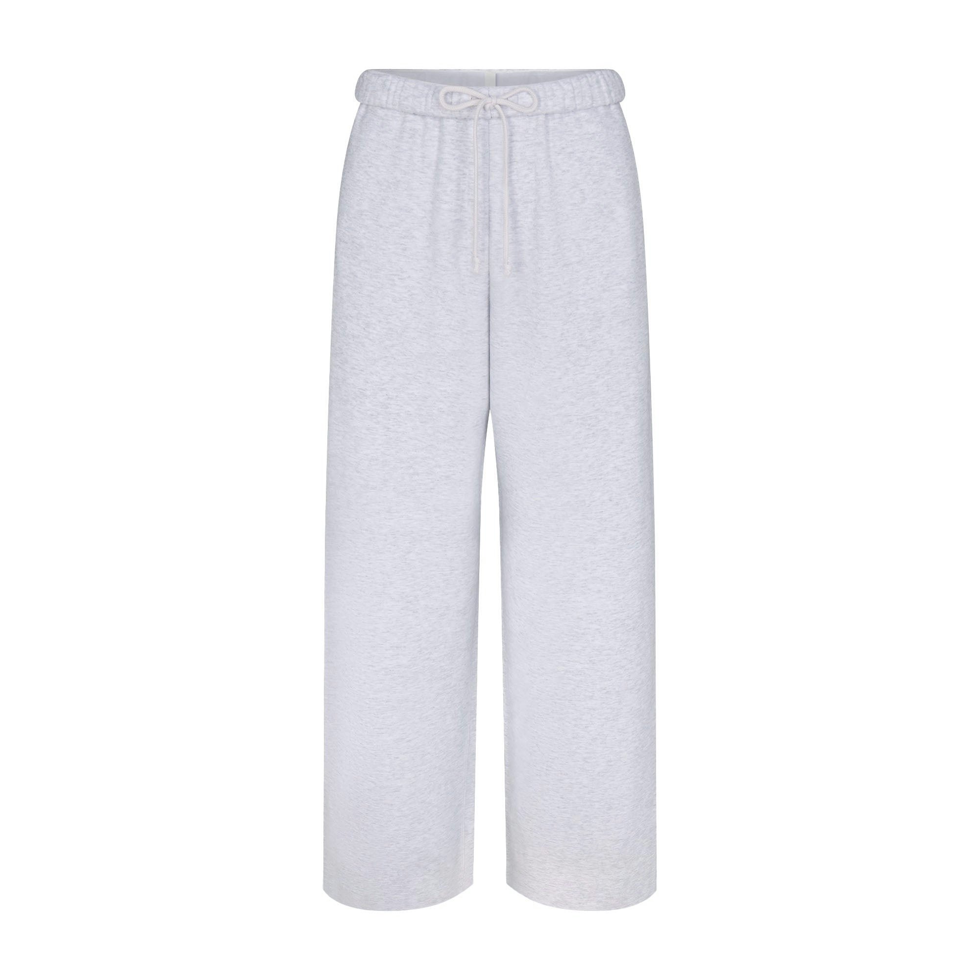COTTON FLEECE CLASSIC STRAIGHT LEG PANT - LIGHT HEATHER GREY - image 6