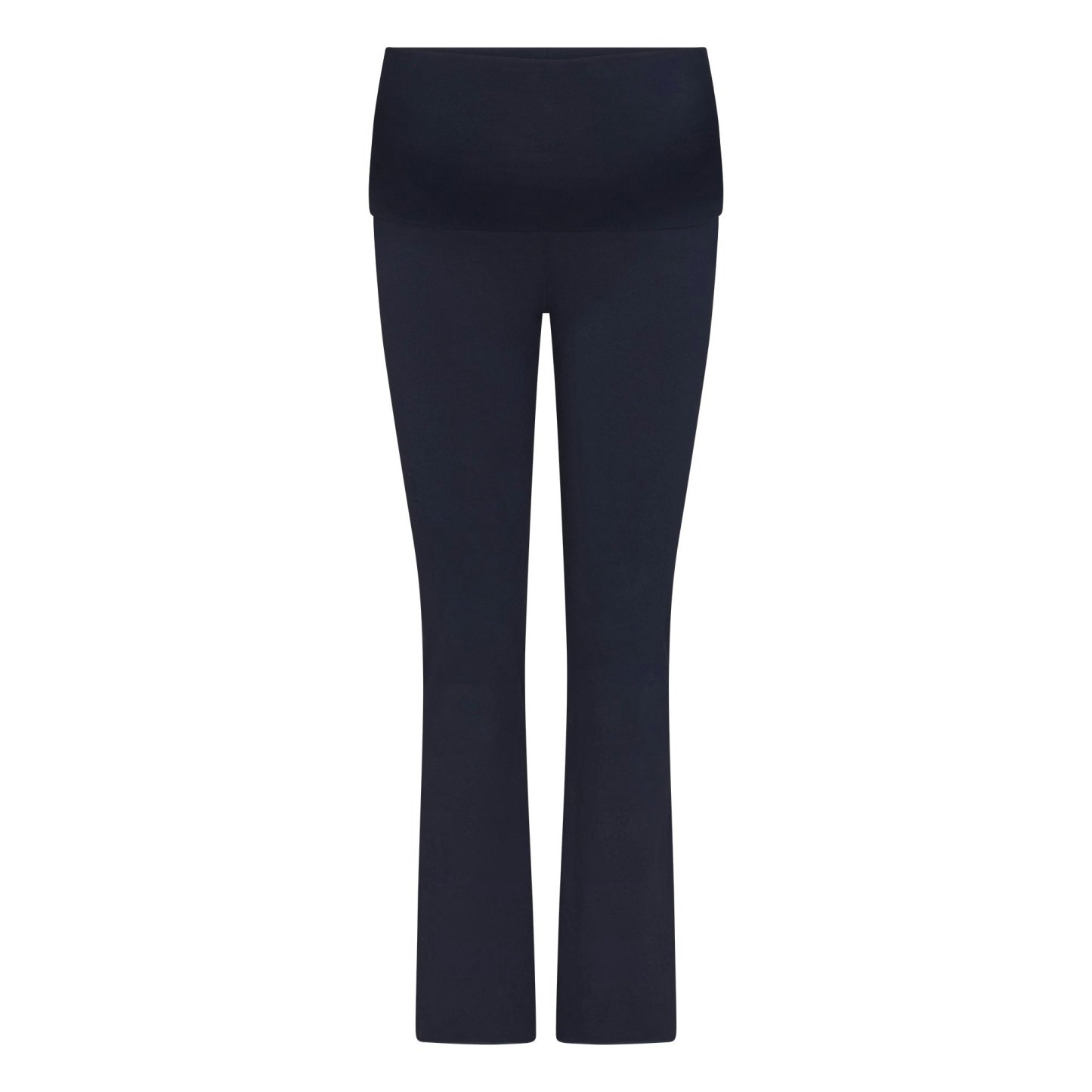 COTTON JERSEY MATERNITY FOLDOVER PANT - NAVY - image 6