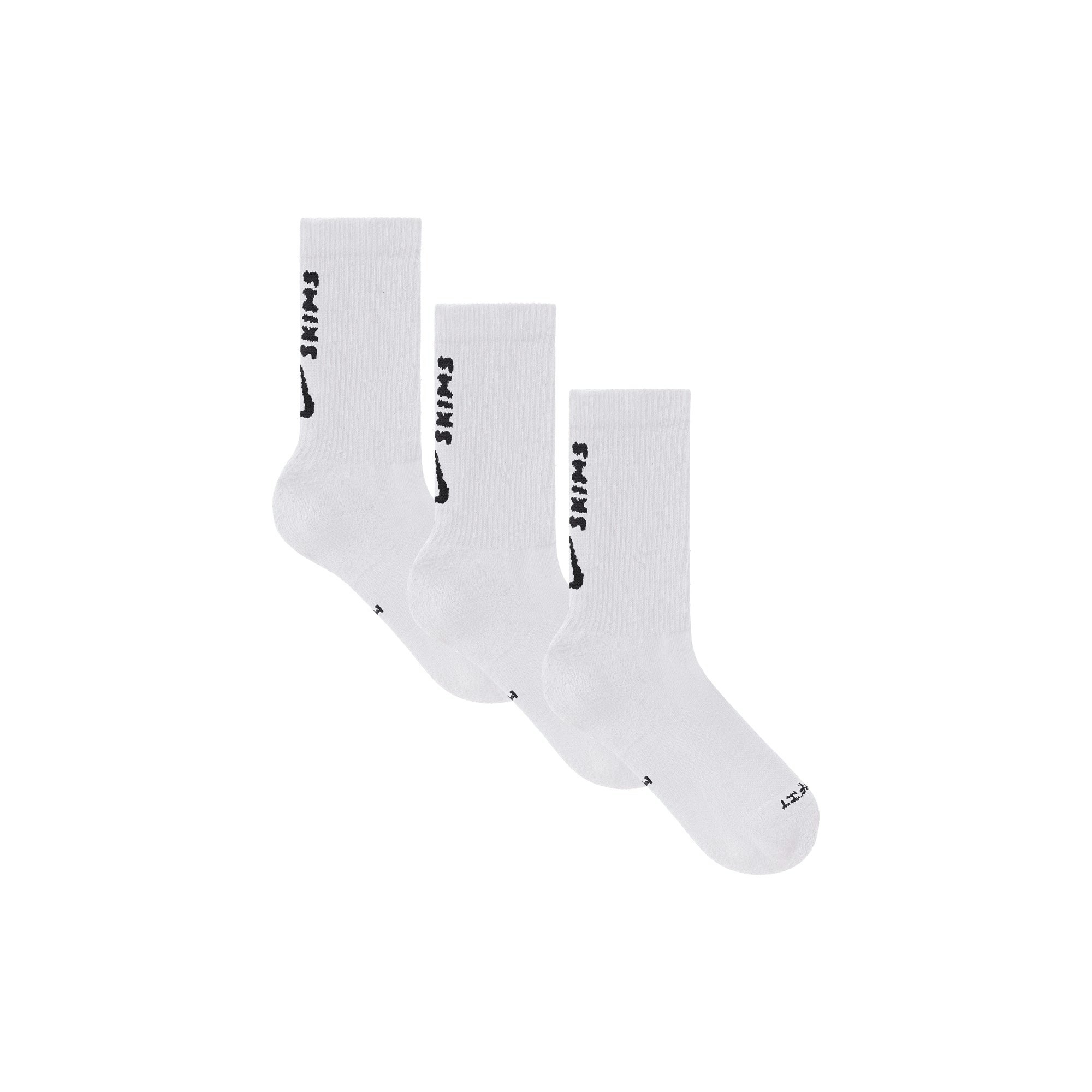 NikeSKIMS ACCESSORIES DRI-FIT™ CREW SOCK 3-PACK - SNOW
