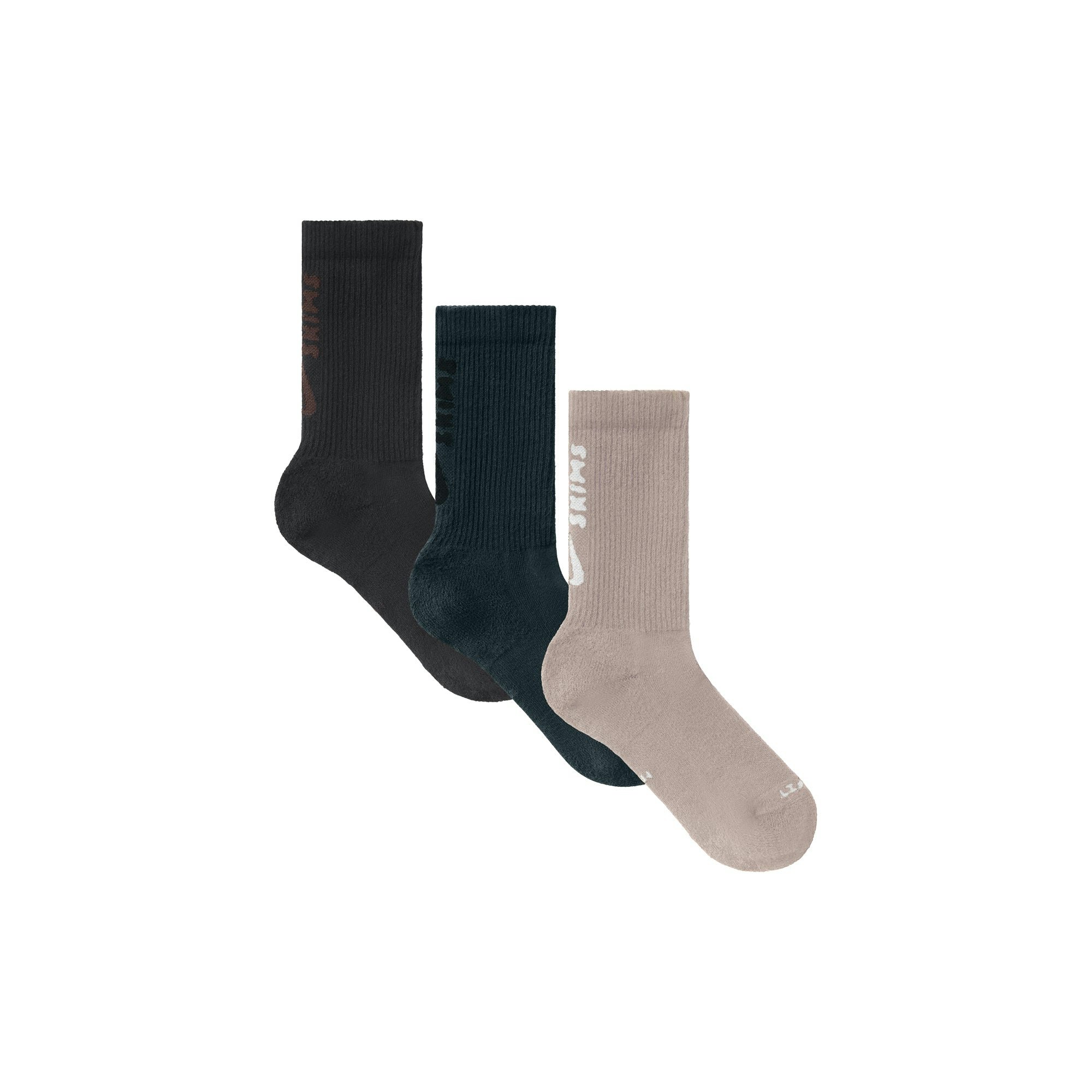 NikeSKIMS ACCESSORIES DRI-FIT™ CREW SOCK 3-PACK - DARK TEAL MULTI