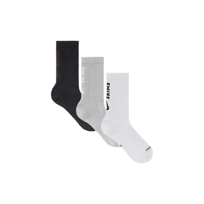 NikeSKIMS ACCESSORIES DRI-FIT™ CREW SOCK 3-PACK - HEATHER GREY MULTI