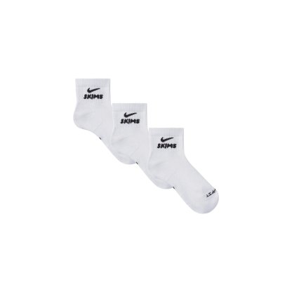 NikeSKIMS ACCESSORIES DRI-FIT™ QUARTER CREW SOCK 3-PACK - SNOW