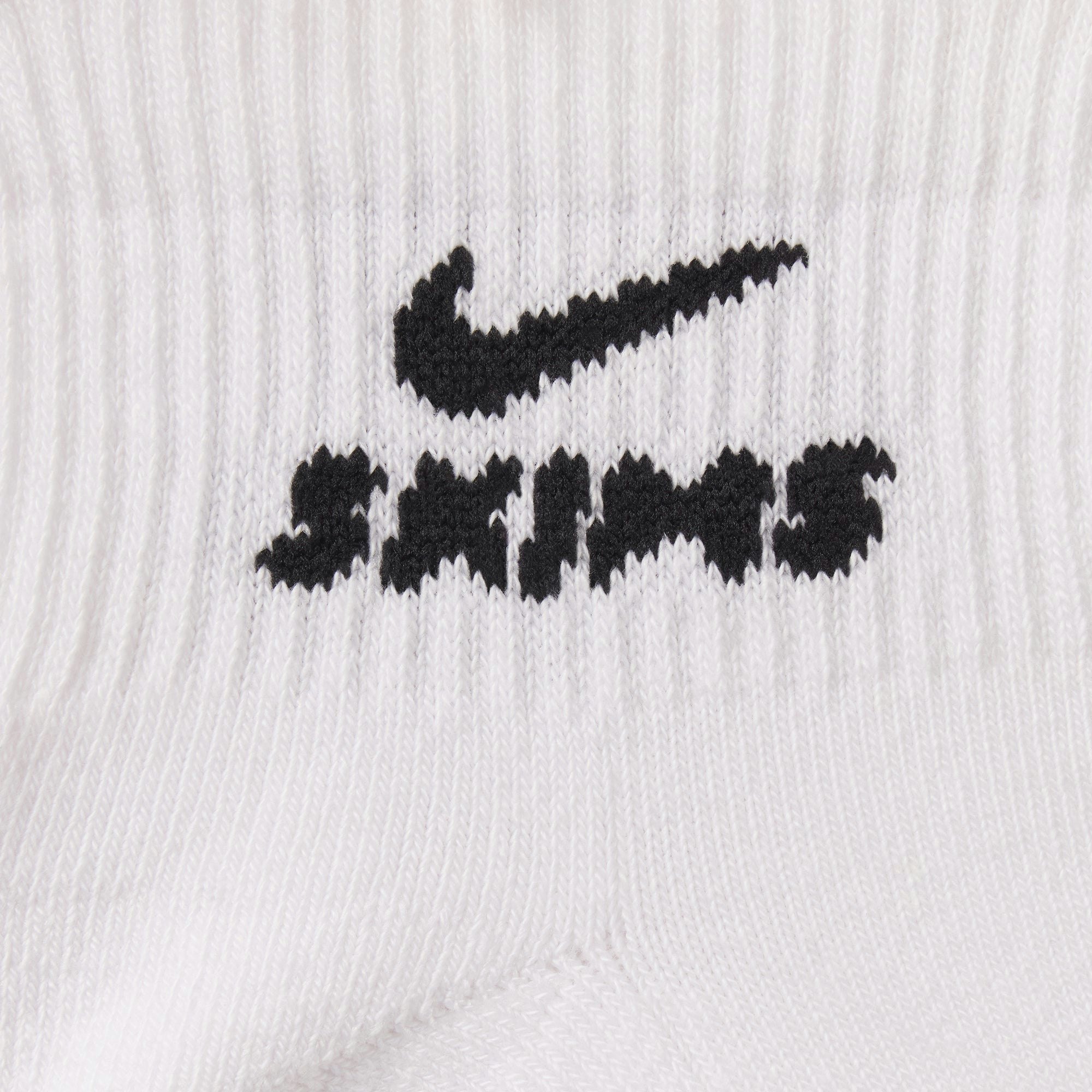 NikeSKIMS ACCESSORIES DRI-FIT™ QUARTER CREW SOCK 3-PACK - SNOW