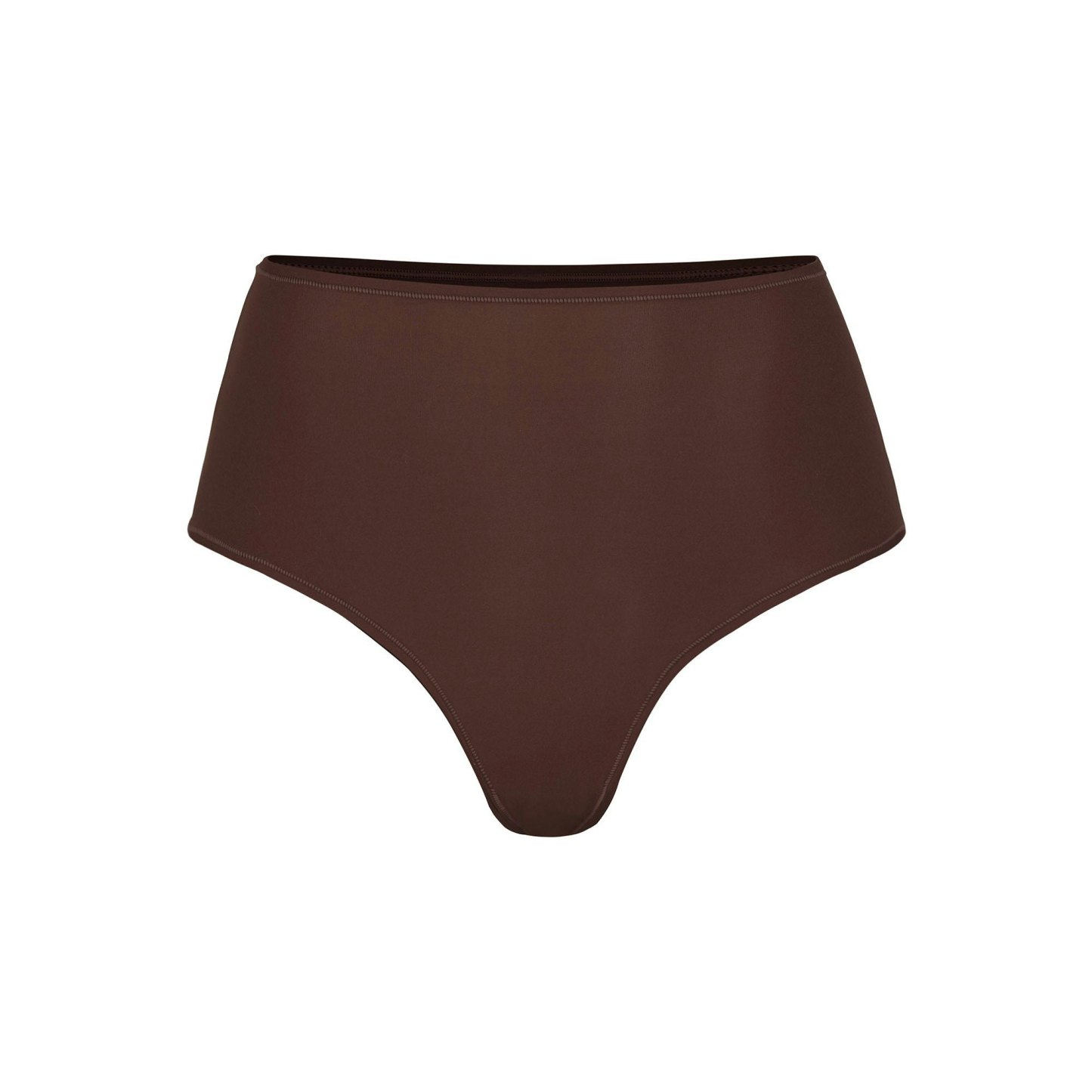 FITS EVERYBODY HIGH-WAISTED THONG - COCOA