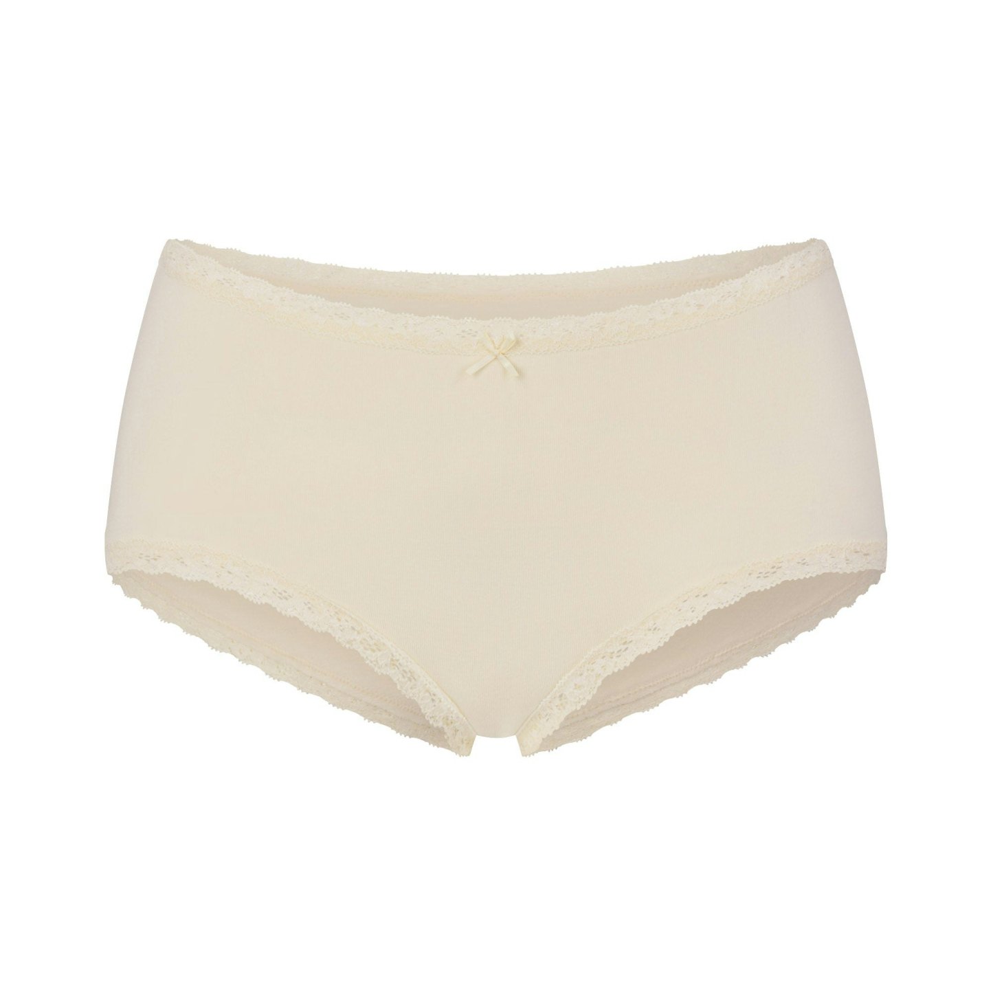 LIGHTWEIGHT COTTON LACE BOY SHORT - BUTTER TONAL